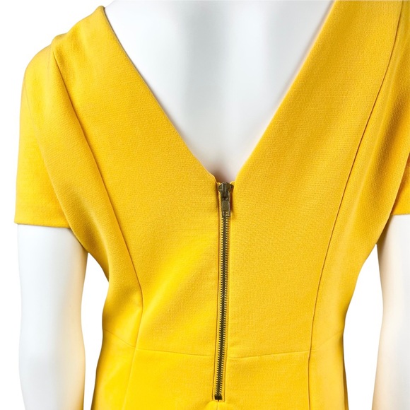 ZARA TRAFALUC Mod Retro A-Line Exposed Zipper Mini Dress L Boho Preppy 60s - Picture 6 of 11